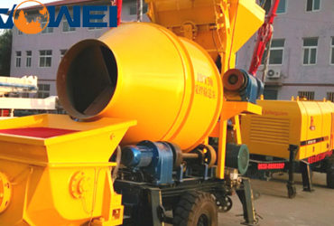 concrete mix pumping machine